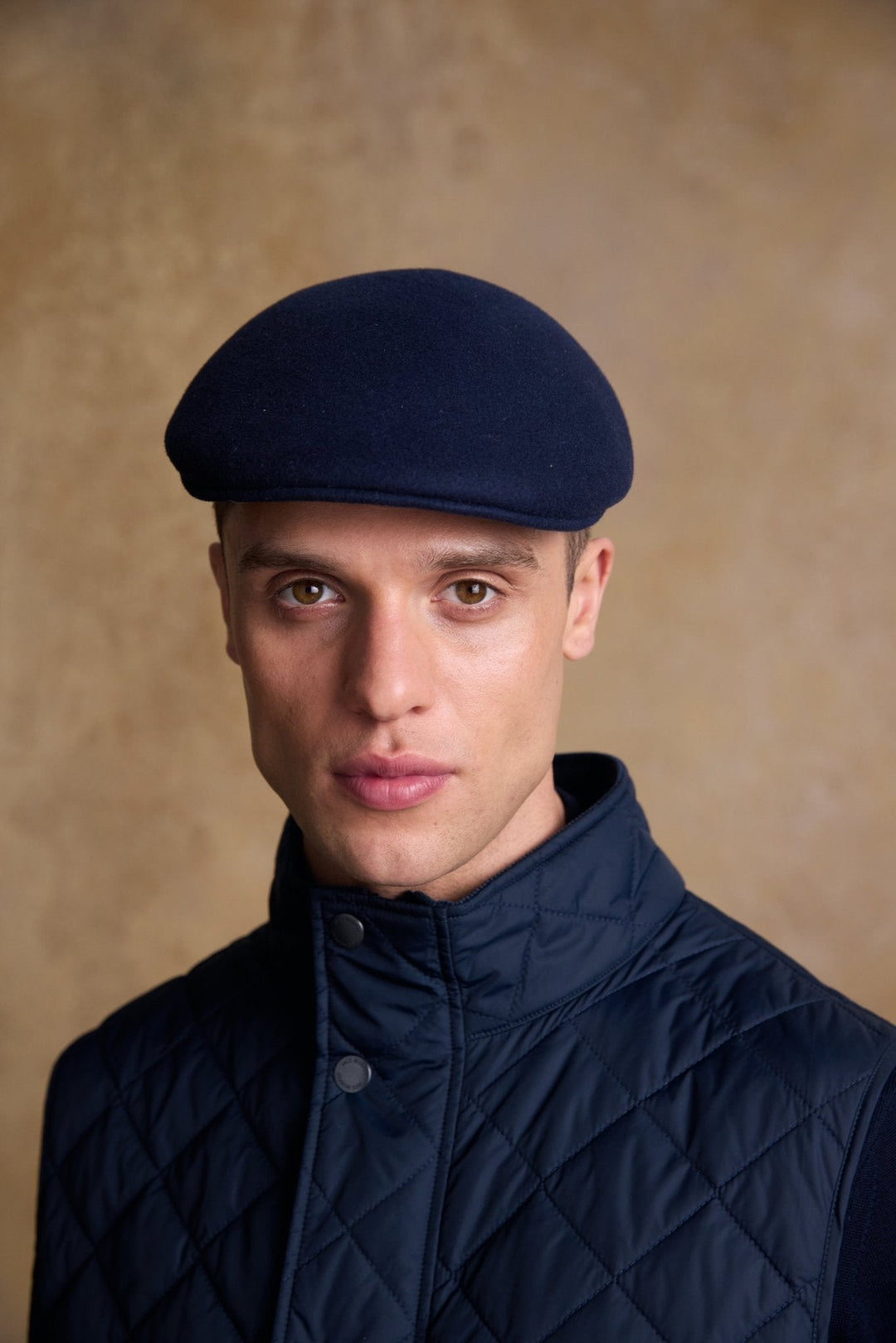 Jack Murphy Ireland - Galway Felt Flat Cap - Navy - Hats