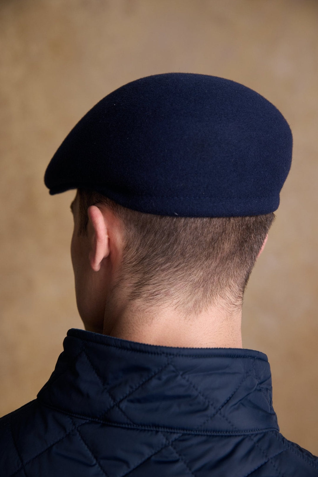 Jack Murphy Ireland - Galway Felt Flat Cap - Navy - Hats