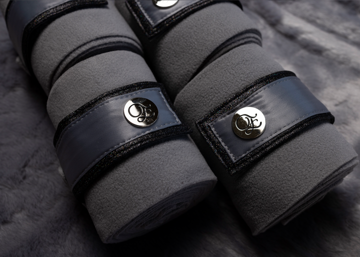 'The Duke' Grey Stardust Polo Wraps