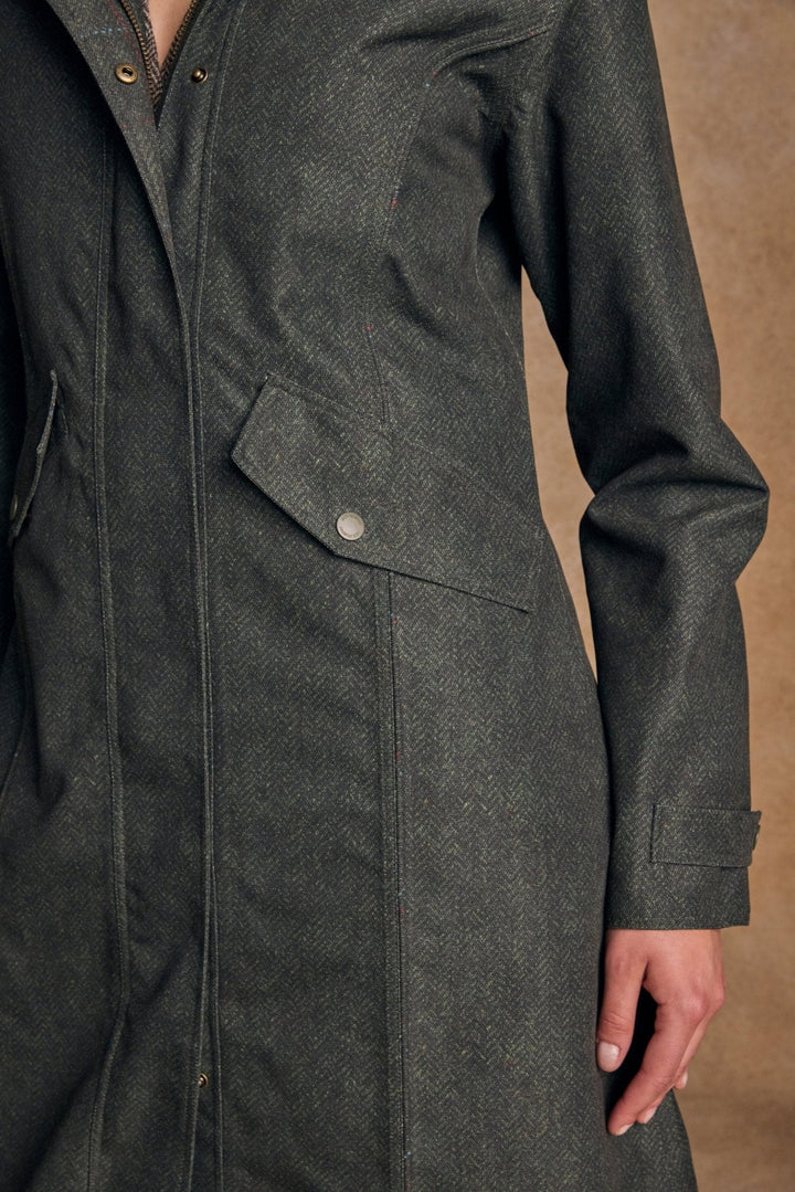 Jack Murphy Ireland - Hannah Waterproof Coat - Green Fields - Waterproof