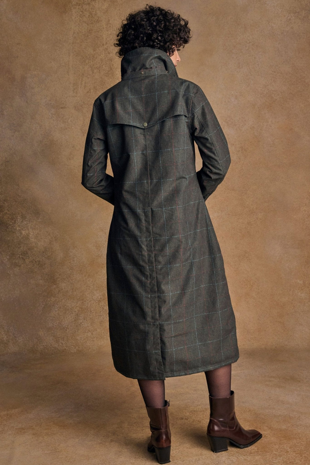 Jack Murphy Ireland - Hannah Waterproof Coat - Green Windowpane - Waterproof