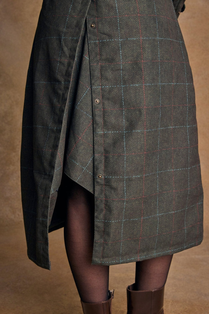 Jack Murphy Ireland - Hannah Waterproof Coat - Green Windowpane - Waterproof