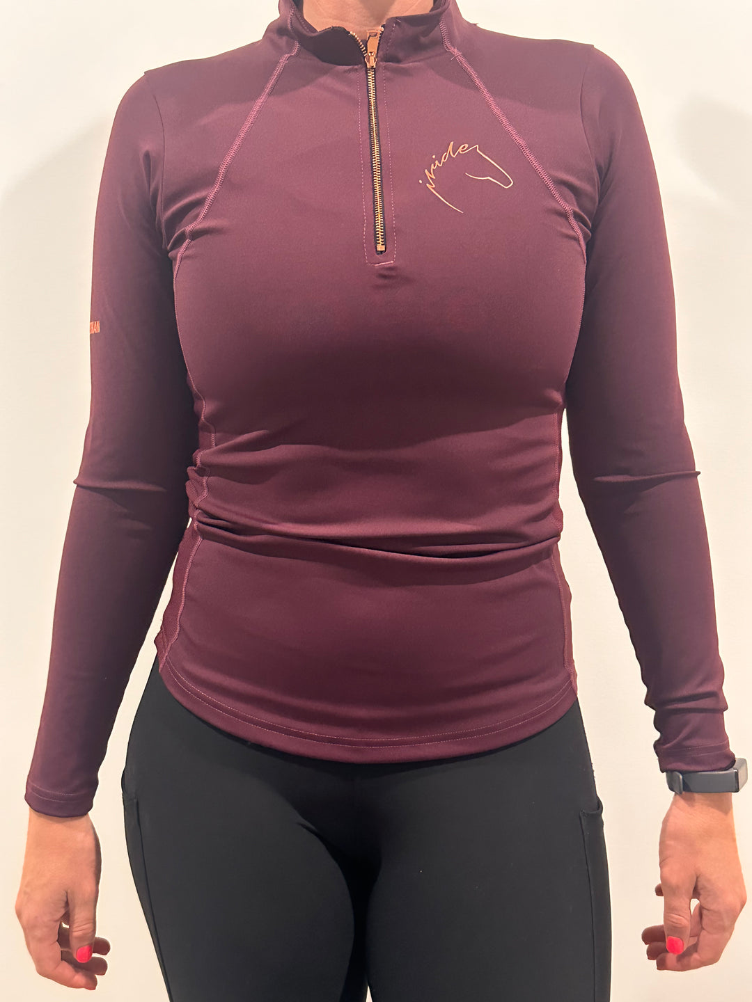 iRide Compression Baselayer - Plum - Polos & Tees by iRide EQ - view 3