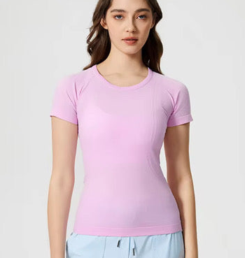 Baby Pink SS Seamless Performance Baselayer