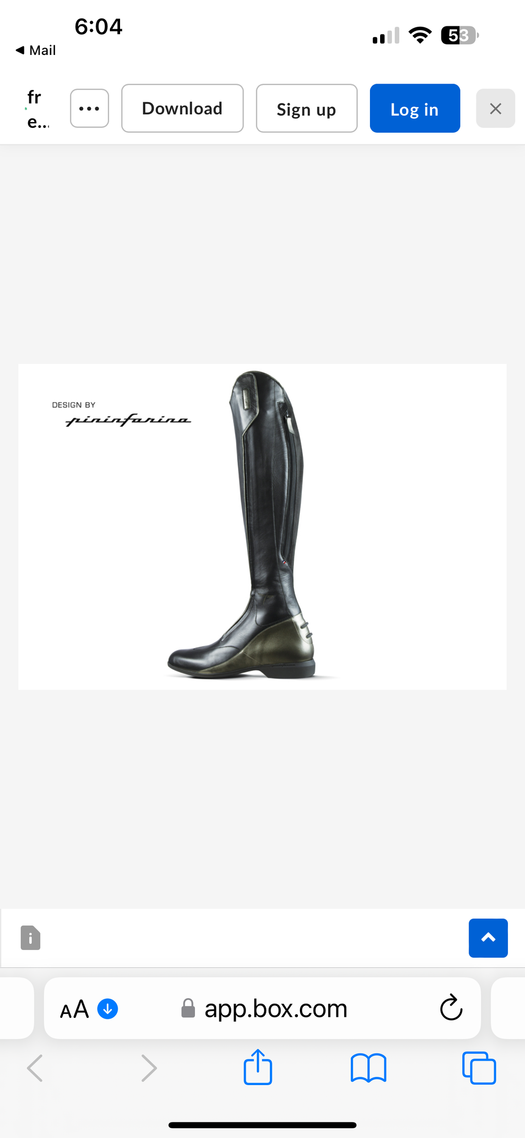 Freejump Foxy / Pininfarina tall boots