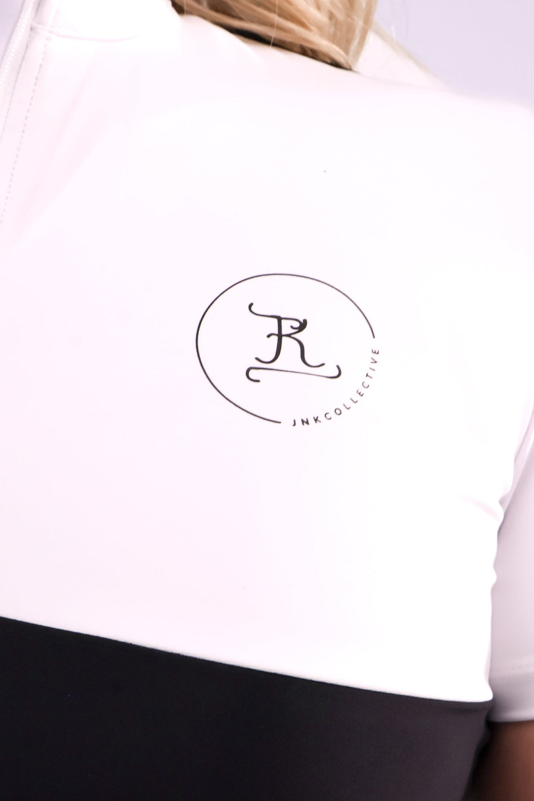 Elite Snow White and Black Short Sleeve Shirt