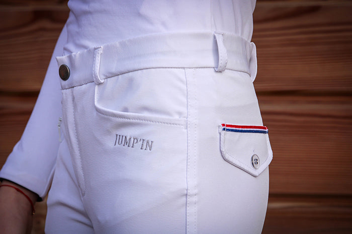 Junior Mixed Sasha Breeches - White