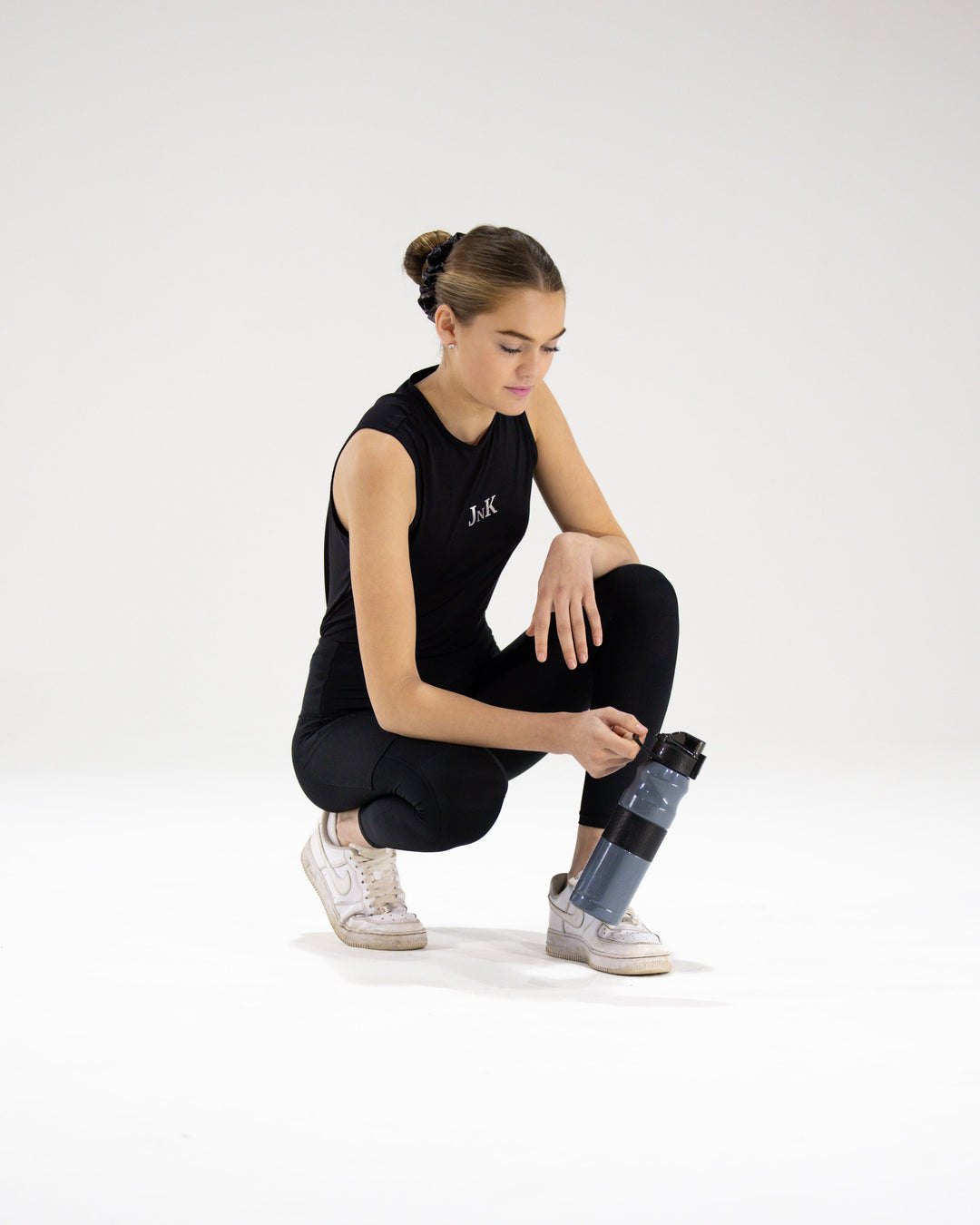 Essential Leggings-White - Lounge & Activewear by JNK Collective - view 3