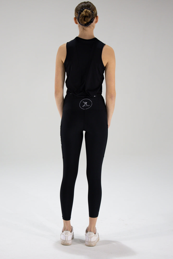 Essential Leggings-White - Lounge & Activewear by JNK Collective - view 4
