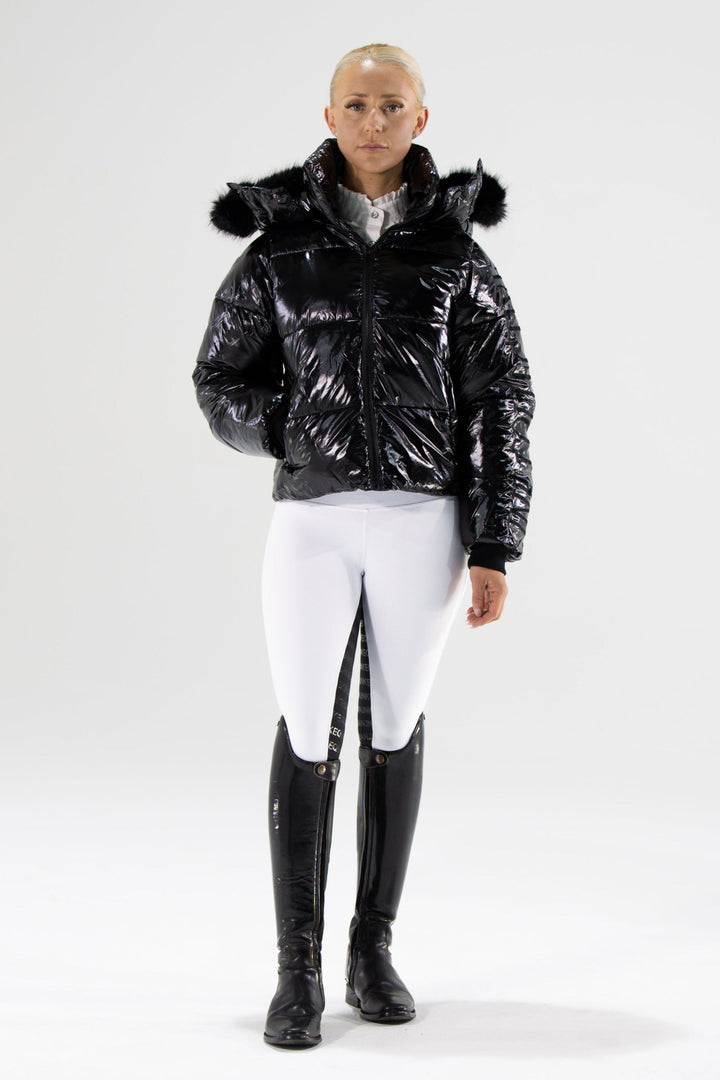 Competition Tights- Snow White with Black Seat