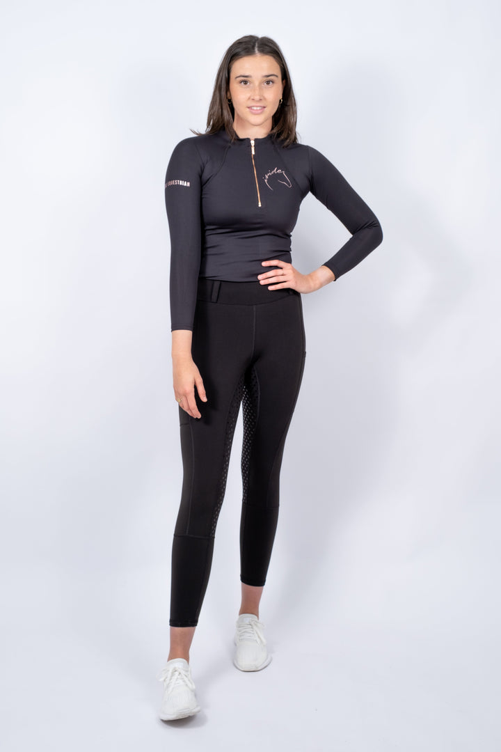 iRide Active Riding Tights  - Black