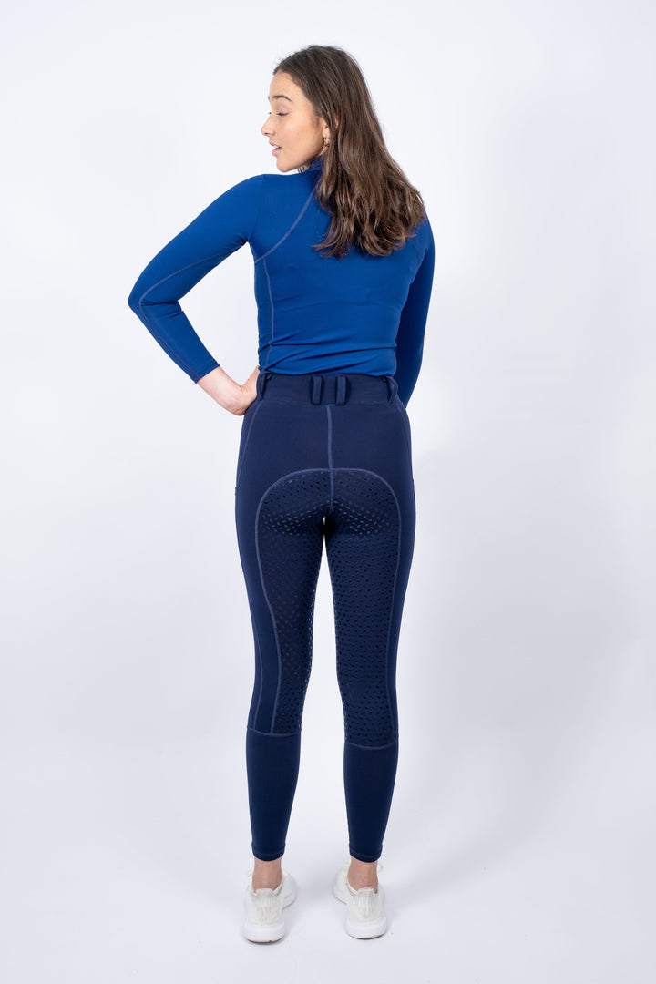 iRide Active Riding Tights - Navy