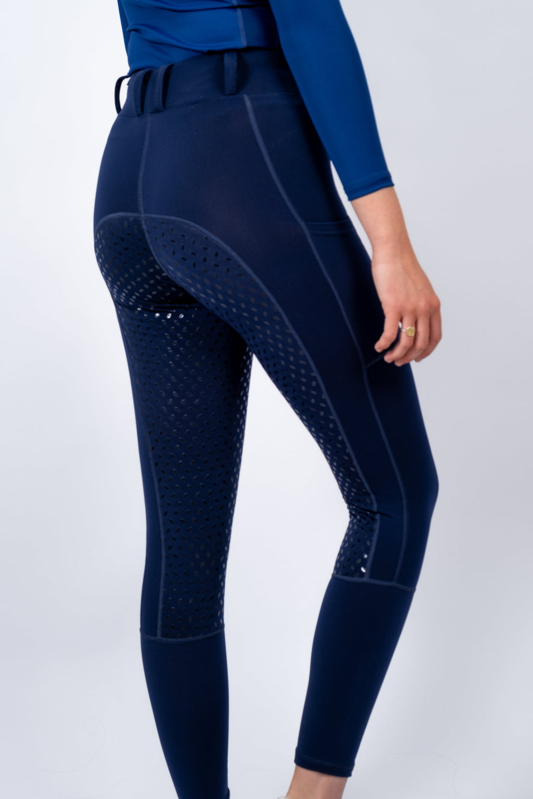 iRide Active Riding Tights - Navy