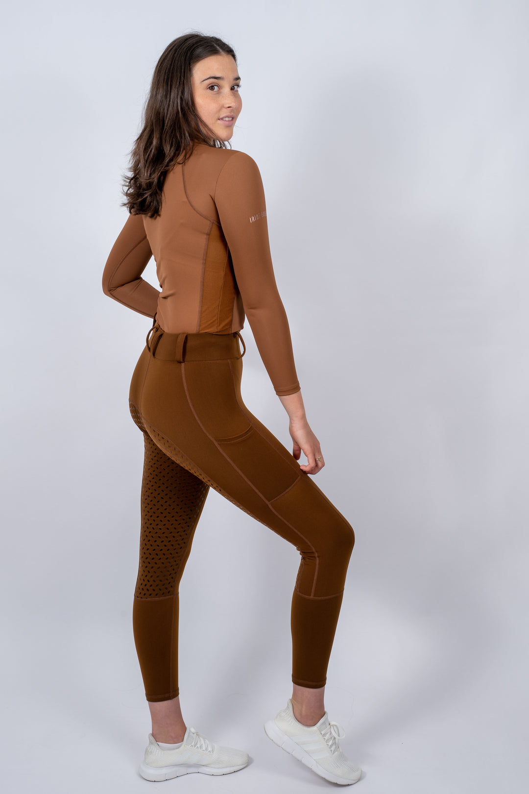 iRide Active Riding Tights - Coffee