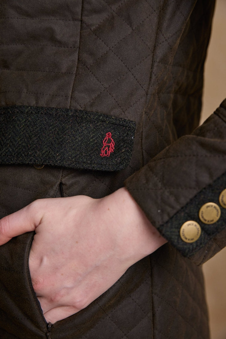 Jack Murphy Ireland - Jodie Wax Coat - Olive - Wax