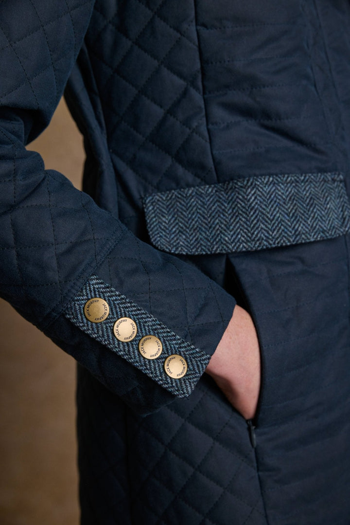 Jack Murphy Ireland - Jodie Wax Coat - Teal - Wax