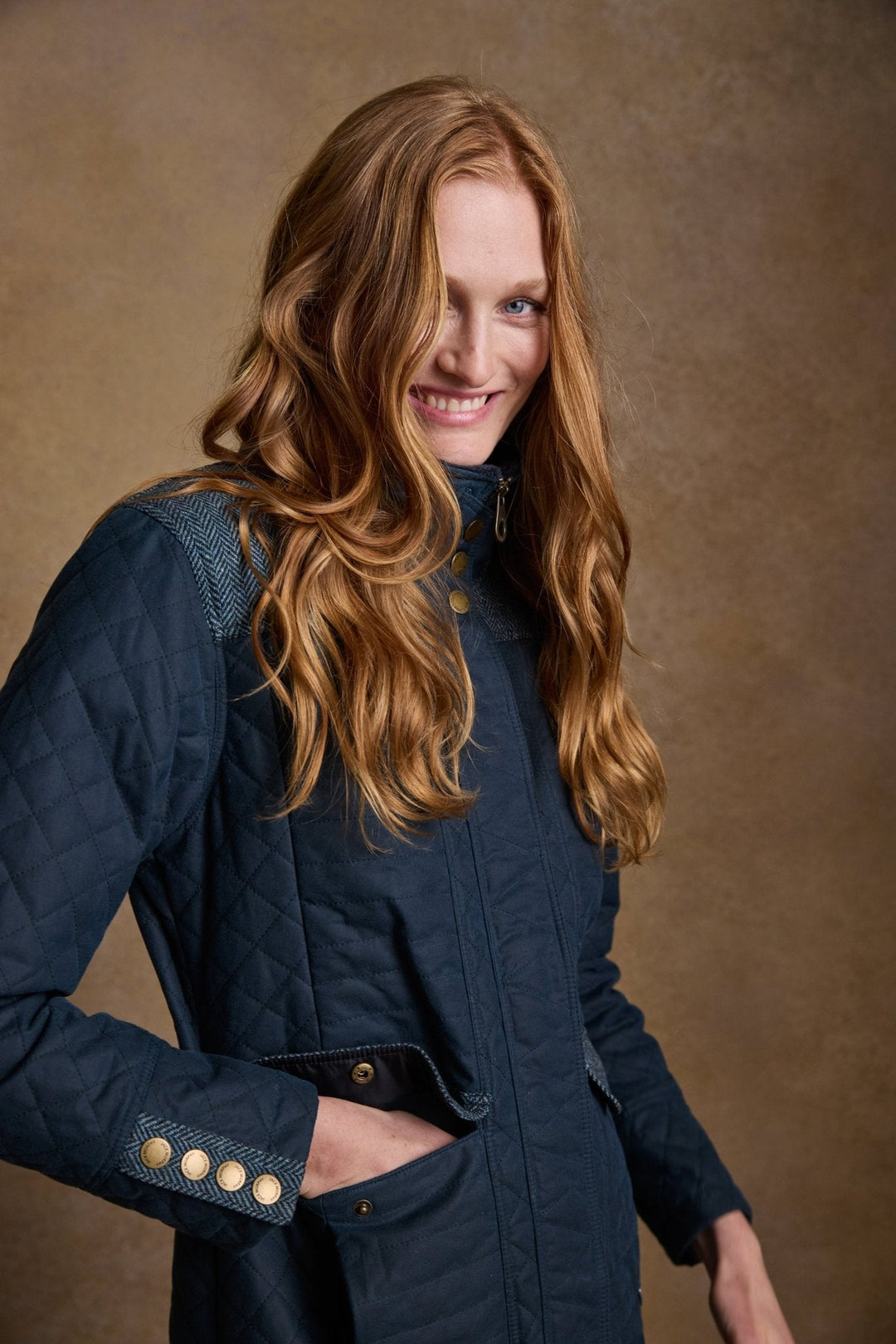 Jack Murphy Ireland - Jodie Wax Coat - Teal - Wax