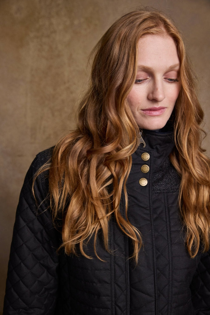 Jack Murphy Ireland - Jodie Wax Coat - Black - Wax