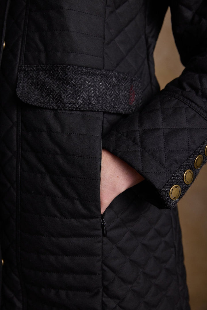Jack Murphy Ireland - Jodie Wax Coat - Black - Wax