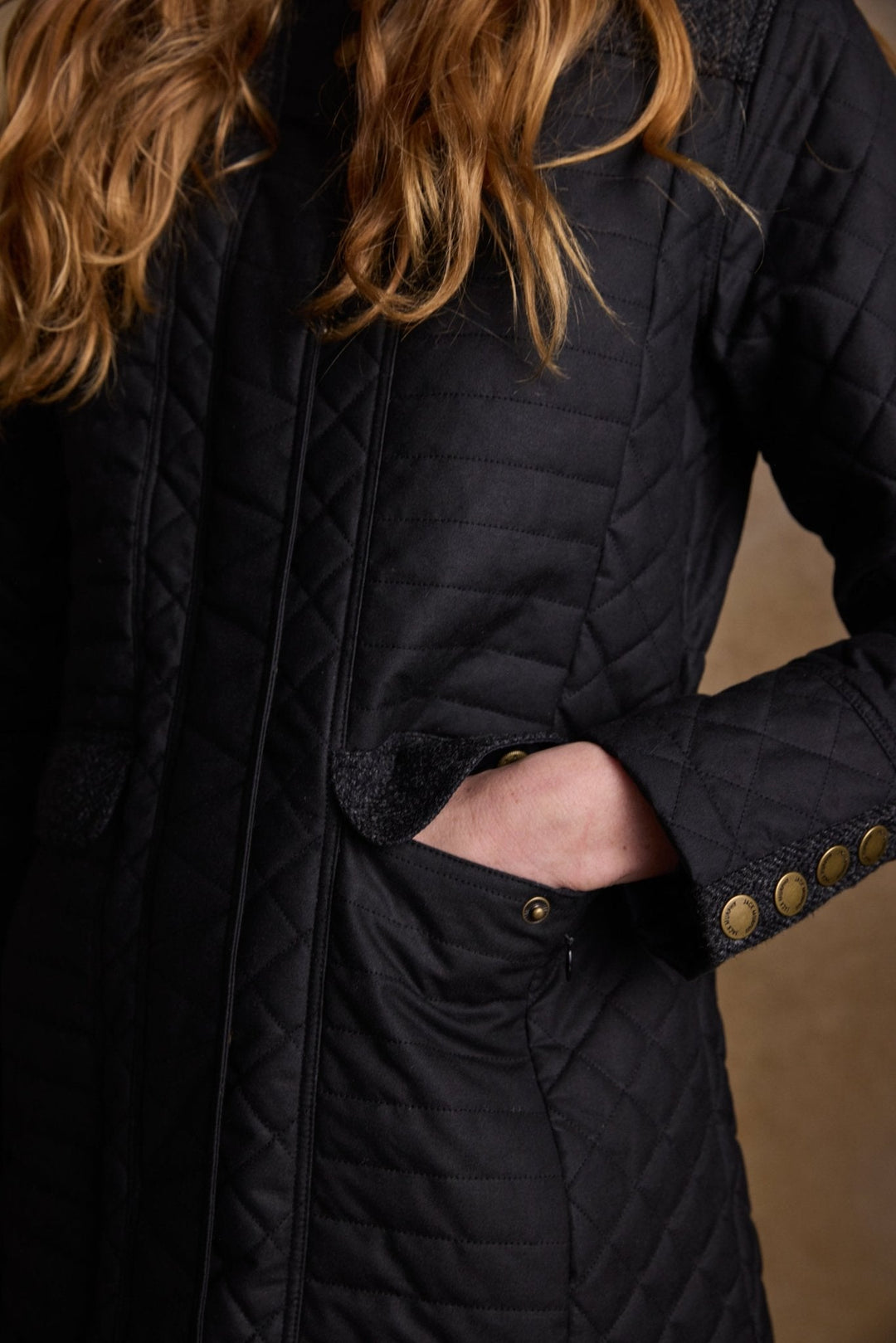 Jack Murphy Ireland - Jodie Wax Coat - Black - Wax