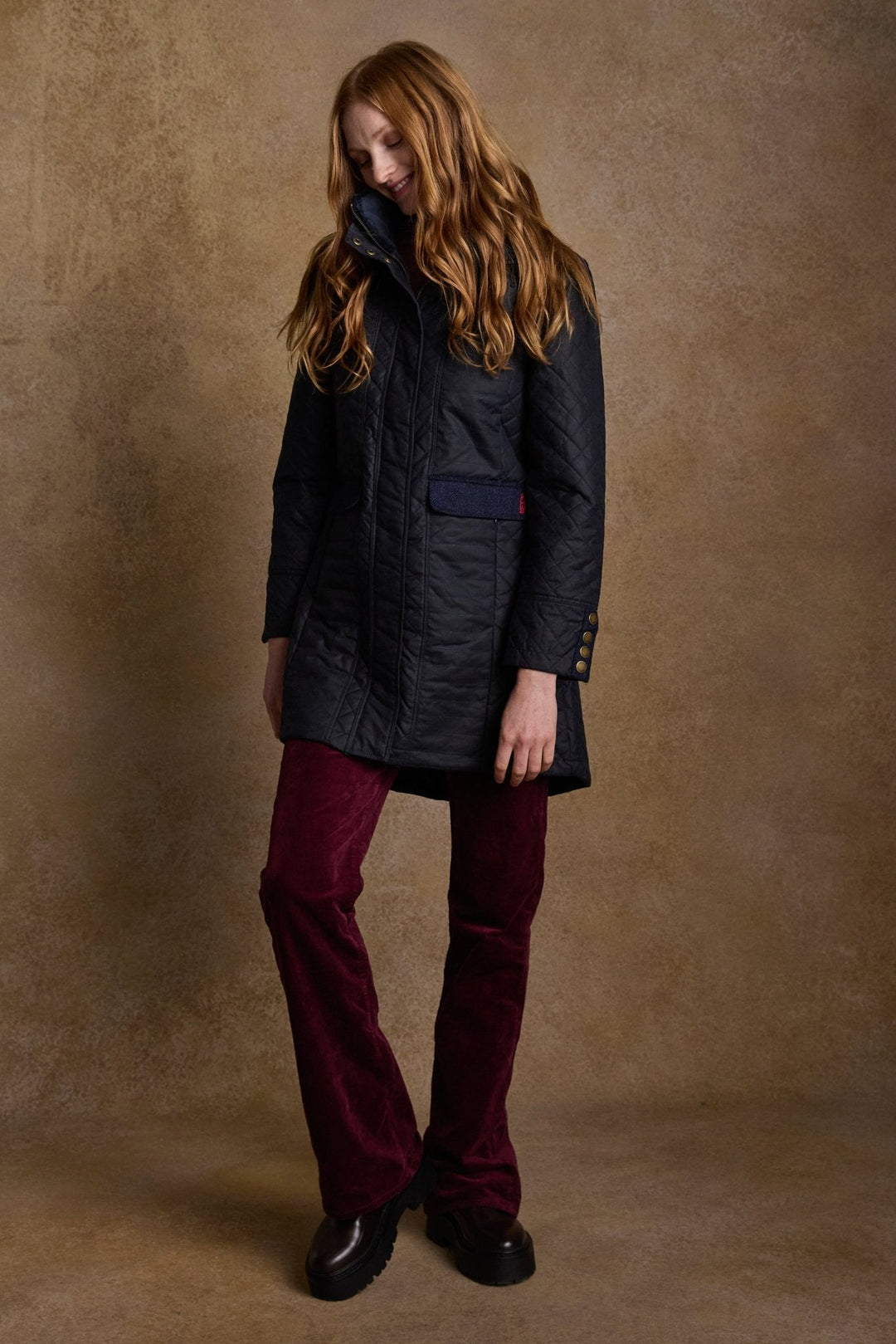 Jack Murphy Ireland - Jodie Wax Coat - Navy - Wax