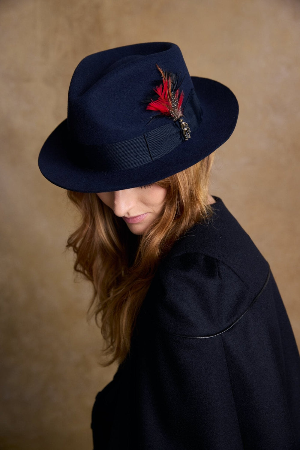 Jack Murphy Ireland - Kildare Felt Trilby Hat - Navy - Hats