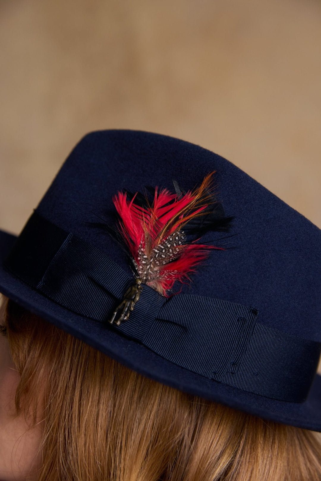 Jack Murphy Ireland - Kildare Felt Trilby Hat - Navy - Hats