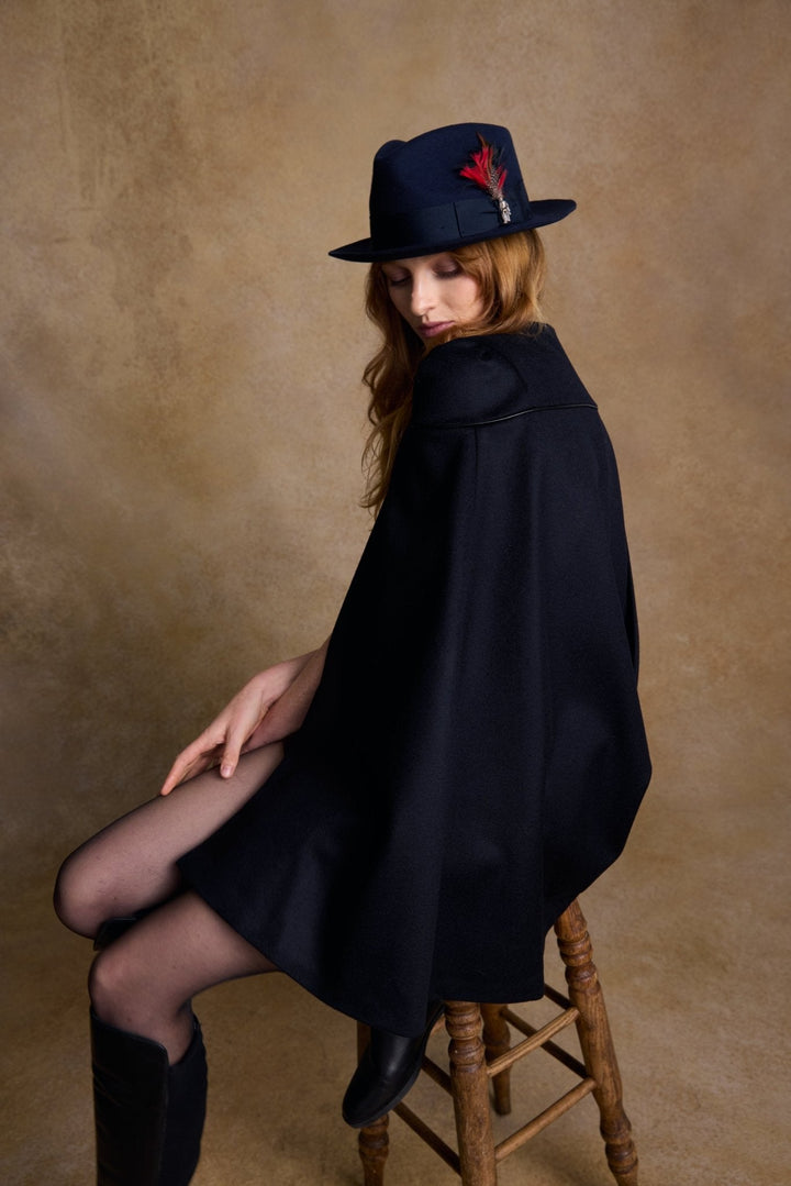 Jack Murphy Ireland - Kildare Felt Trilby Hat - Navy - Hats