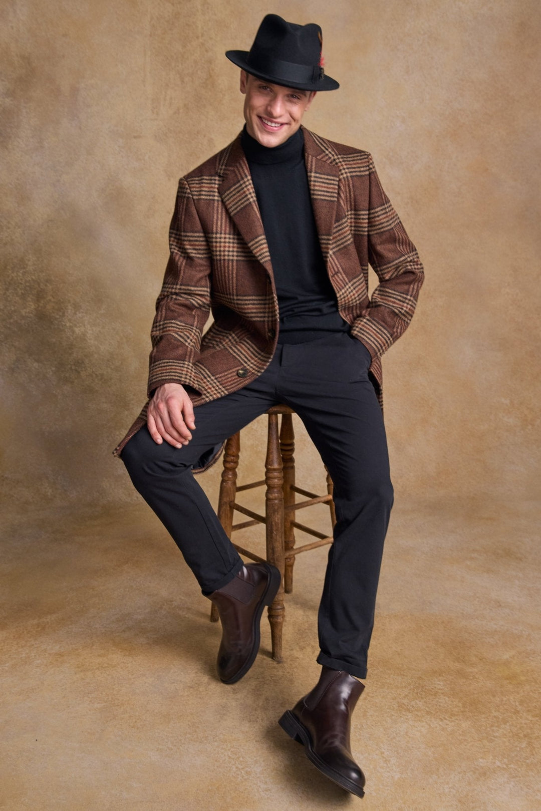 Jack Murphy Ireland - Kildare Felt Trilby Hat - Black - Hats