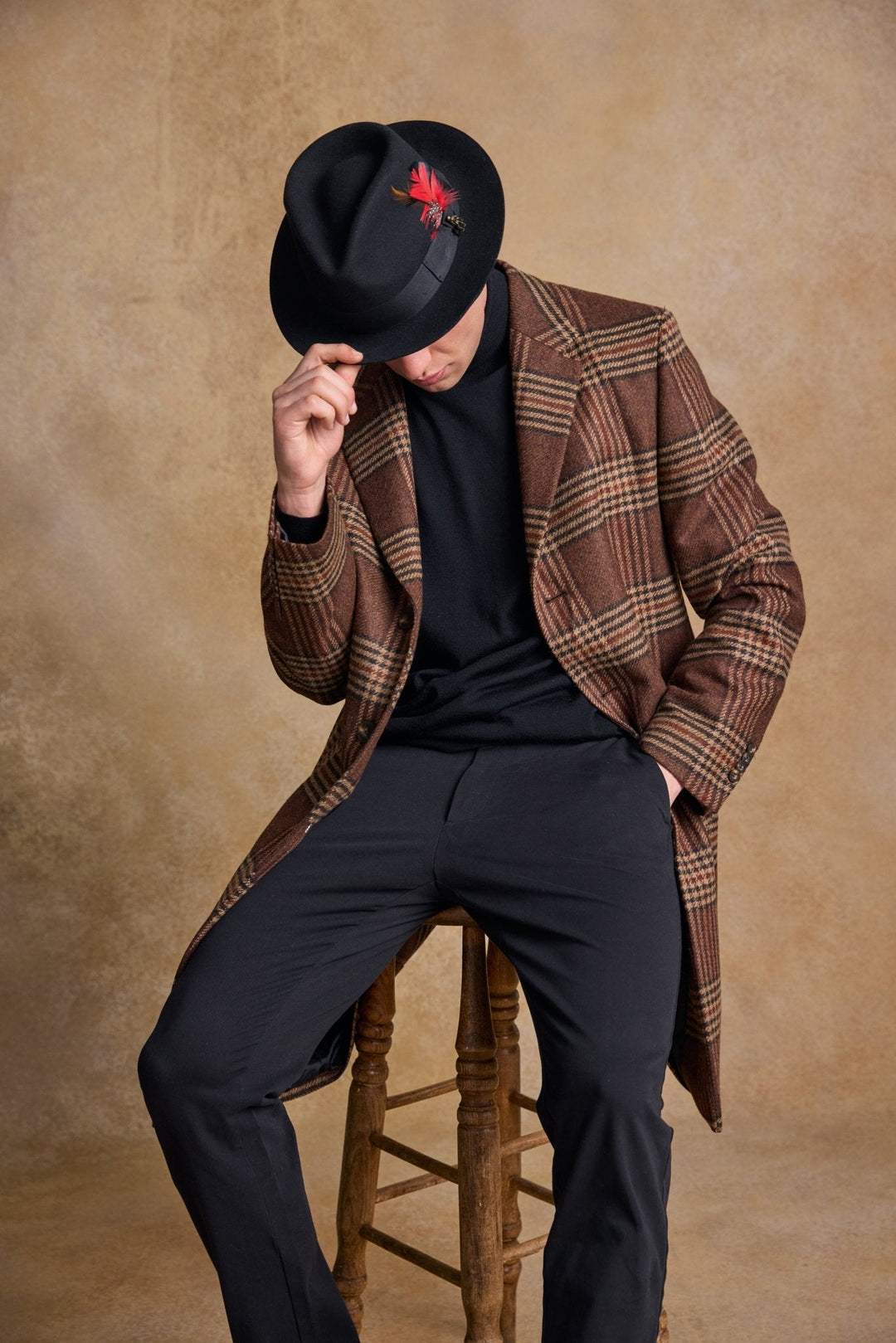 Jack Murphy Ireland - Kildare Felt Trilby Hat - Black - Hats