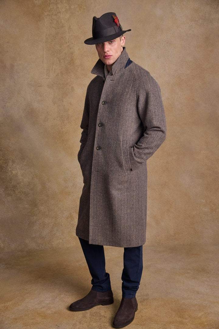 Jack Murphy Ireland - Kildare Felt Trilby Hat - Brown - Hats