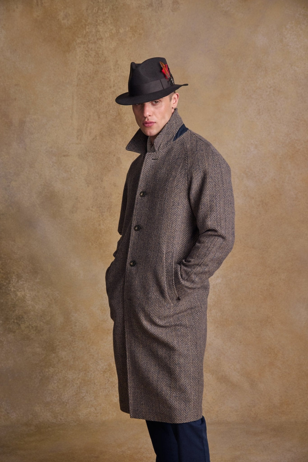 Jack Murphy Ireland - Kildare Felt Trilby Hat - Brown - Hats