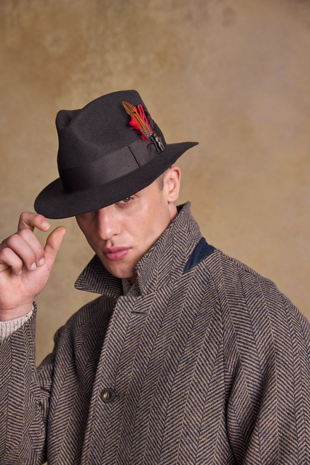 Jack Murphy Ireland - Kildare Felt Trilby Hat - Brown - Hats