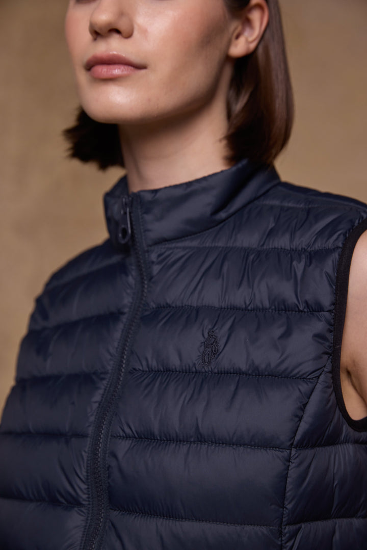 Leah Puffa Gilet - Navy