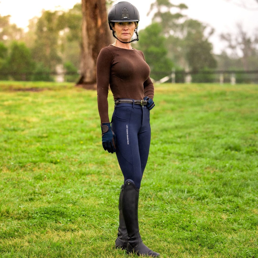 Poise Contour Breeches - Navy