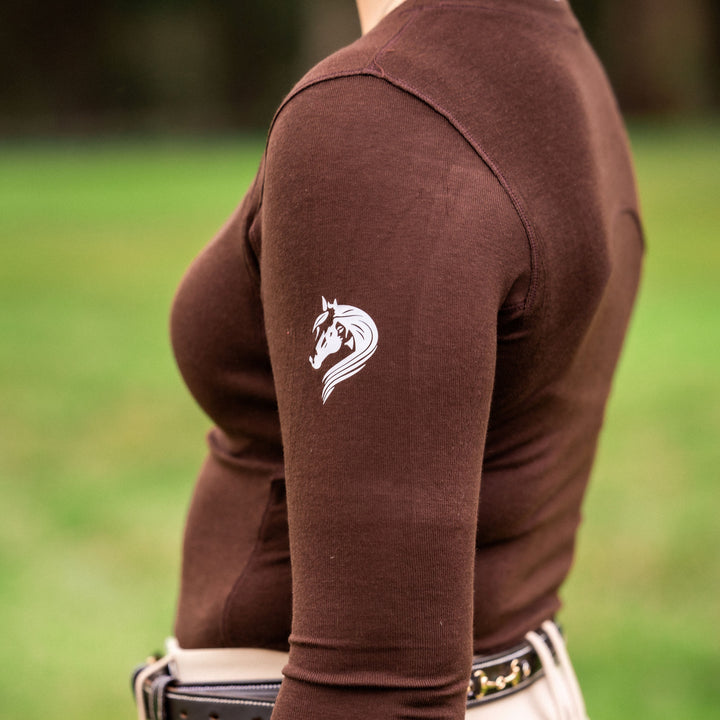 Natural Wool Baselayer - Dark Brown