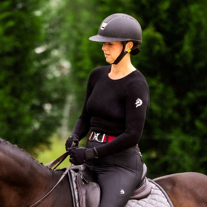 Natural Wool Baselayer - Black
