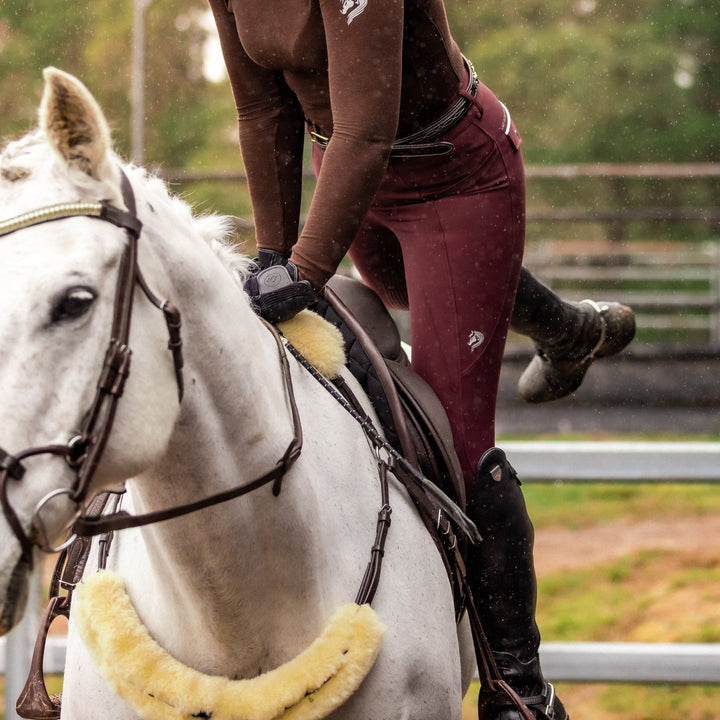 Poise Contour Breeches - Rich Burgundy