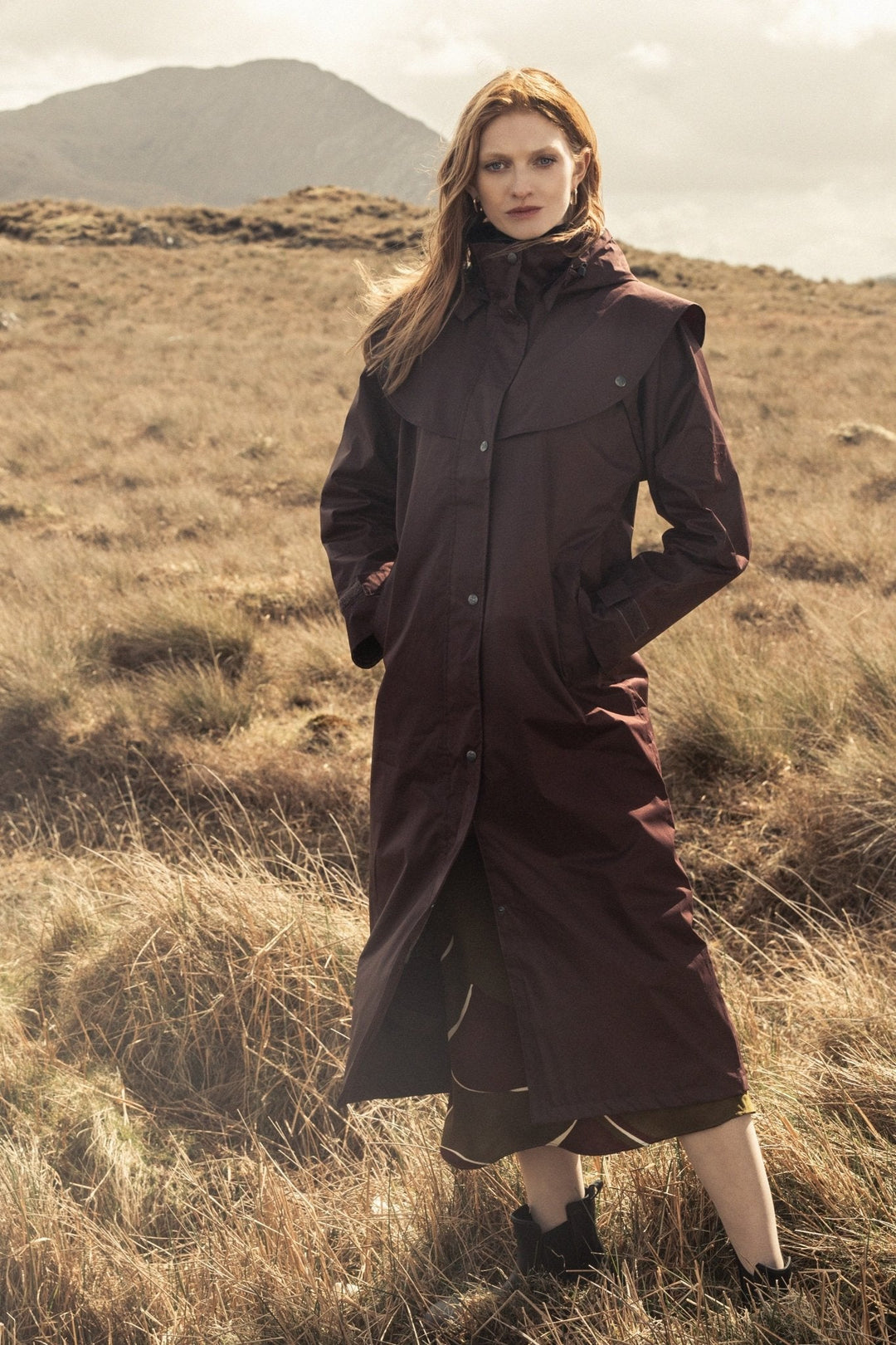 Jack Murphy Ireland - Malvern Waterproof Coat - Deep Claret - Waterproof