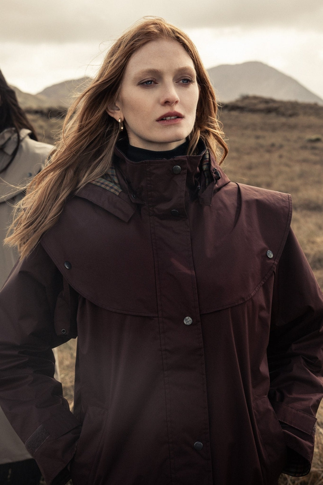 Jack Murphy Ireland - Cotswold Waterproof Jacket - Deep Claret - Waterproof