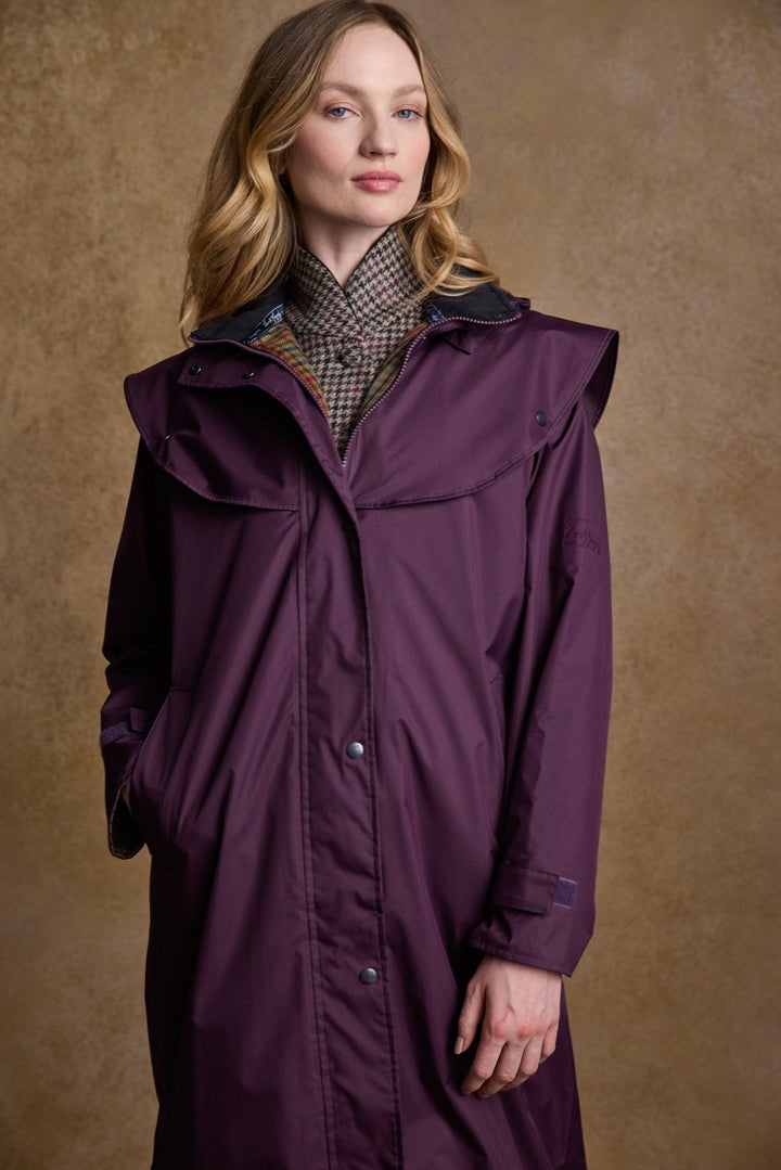 Jack Murphy Ireland - Malvern Waterproof Coat - Blackberry - Waterproof