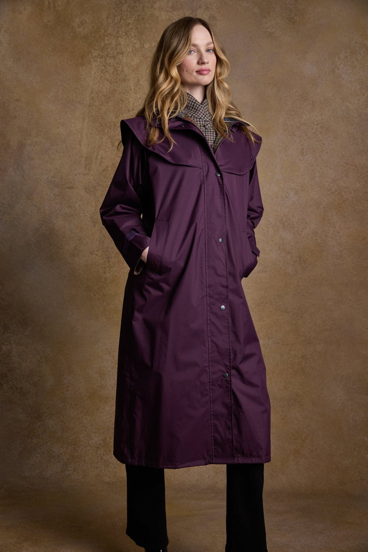 Jack Murphy Ireland - Malvern Waterproof Coat - Blackberry - Waterproof