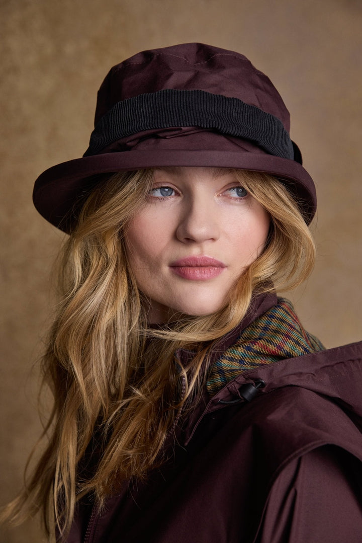 Jack Murphy Ireland - Malvern Waterproof Hat - Deep Claret - Hats