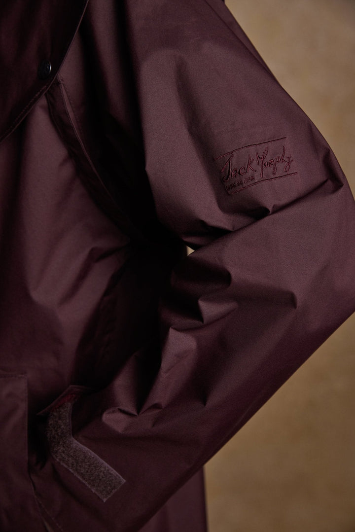 Jack Murphy Ireland - Malvern Waterproof Coat - Deep Claret - Waterproof