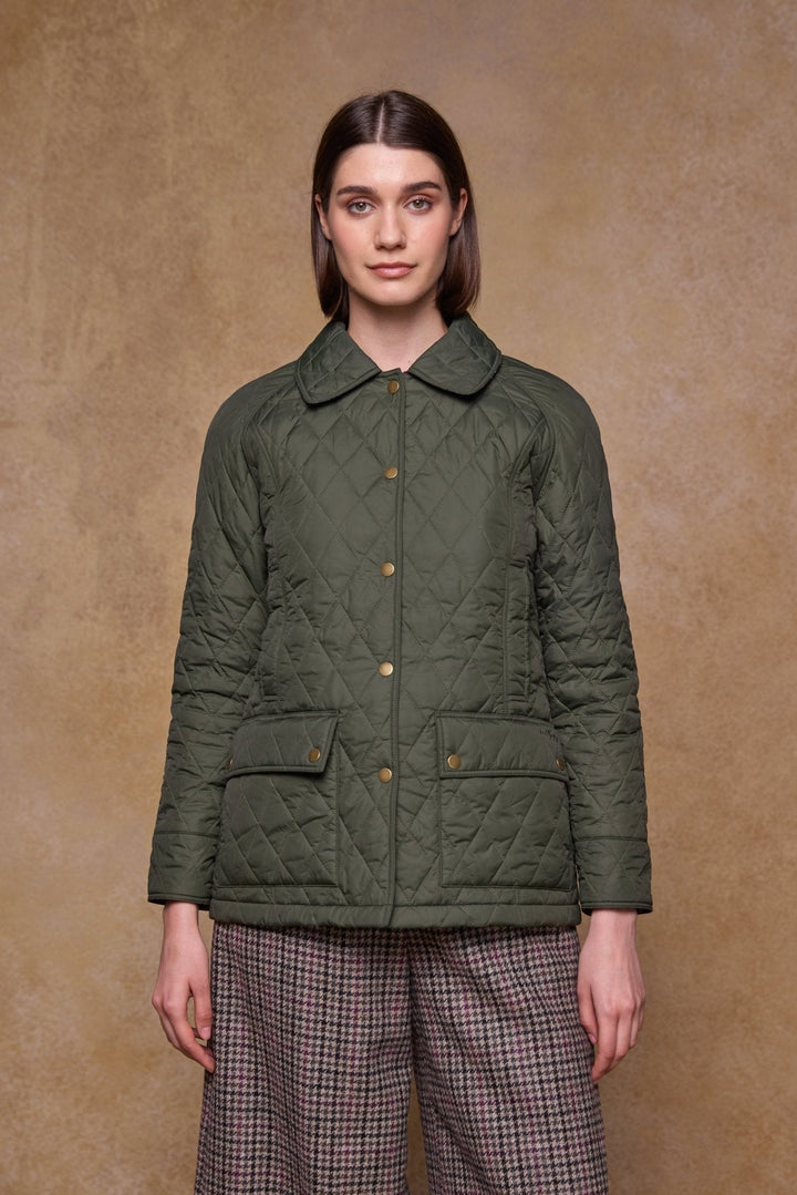 Jack Murphy Ireland - Molly Quilted Jacket - Olive - Quilts & Gilets