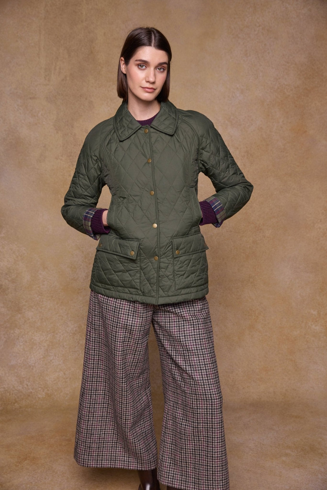 Jack Murphy Ireland - Molly Quilted Jacket - Olive - Quilts & Gilets