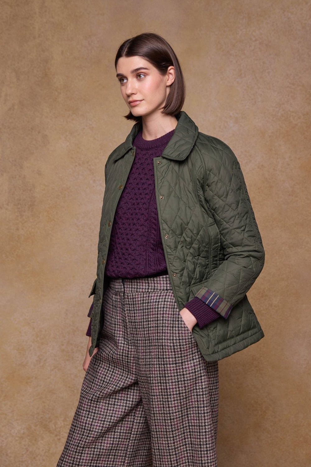 Jack Murphy Ireland - Molly Quilted Jacket - Olive - Quilts & Gilets