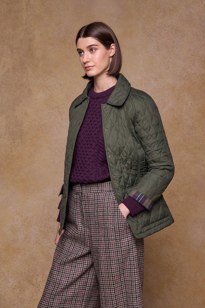 Jack Murphy Ireland - Molly Quilted Jacket - Olive - Quilts & Gilets