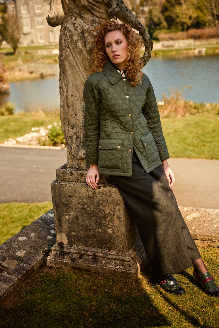 Molly Quilted Jacket - Olive