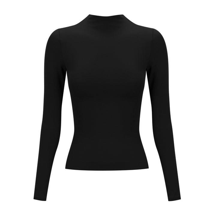 Laura Mock Neck in Black